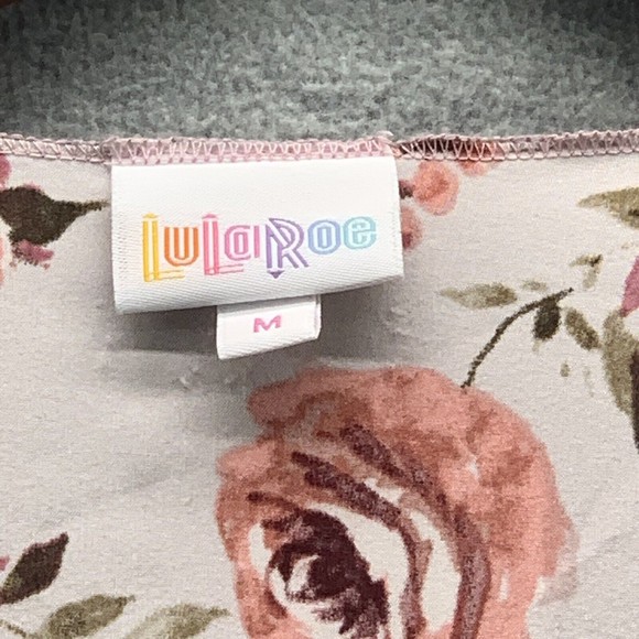 Lularoe Shirley Women's Floral Lightweight Kimono Size Medium - Picture 4 of 8